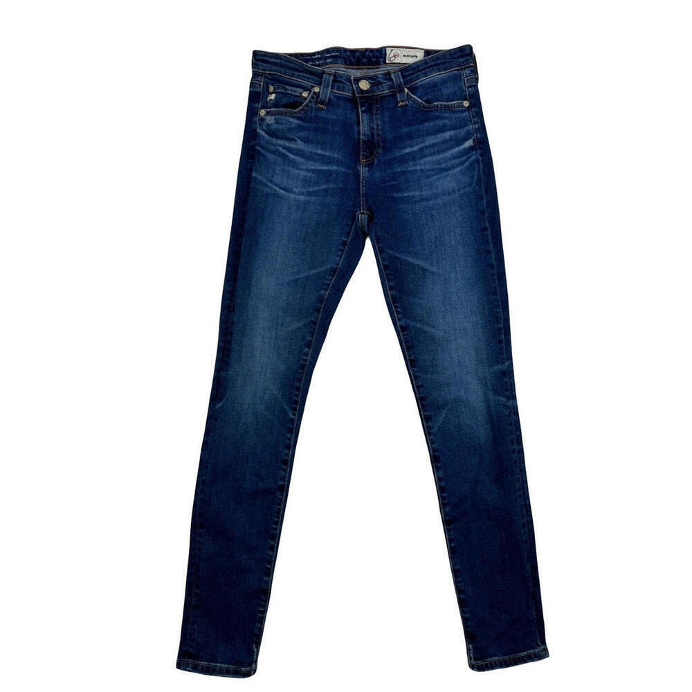 AG Adriano Goldschmied Legging Ankle Super Skinny Jeans Blue Size 25 W | 28 L